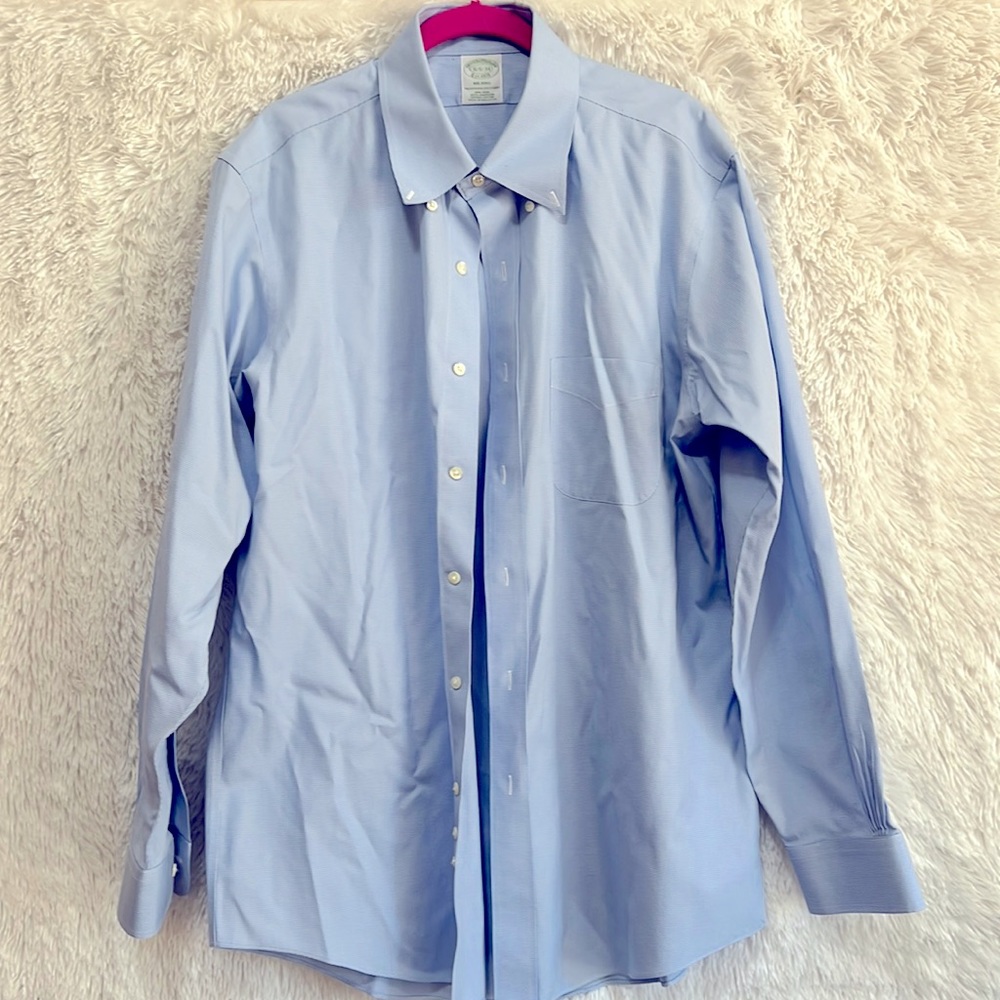 Brooks brothers men’s work casual dress shirt size 16.5/34